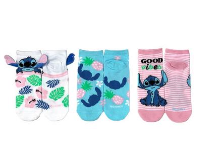 Disney Lilo and Stitch Socks with 3D Ears 3-Pack Exclusivité Games Zone
